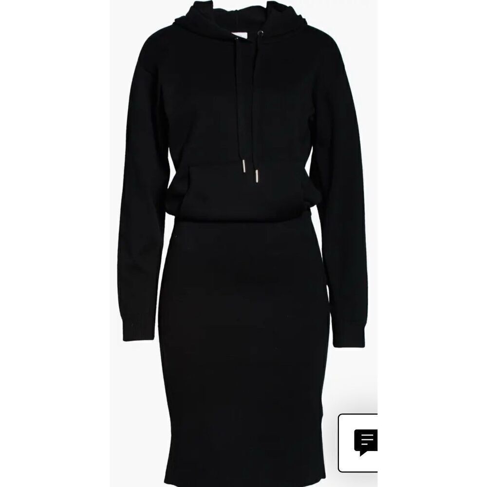Reiss Jodie Long Sleeve Cotton Blend Hoodie Dress NWT Size Medium
